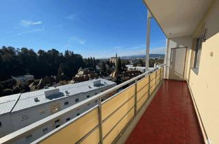 Wohnung mieten in Leonhardstraße 100, 8010 Graz, Ruhige 2-Zimmer-Wohnung im 11. Stock mit einzigartigem Ausblick und großem Balkon