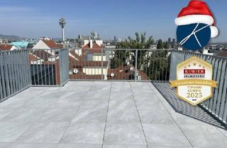 Wohnung mieten in 1100 Wien, *Superprojekt: ''Über den Baumwipfeln" TOP 52 mit Süd-Westausrichtung + PANORAMA-DACHTERRASSE + 360° WIEN-BLICK