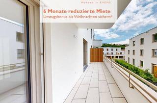 Wohnung mieten in Kremstalstraße, 3500 Krems an der Donau, 2-Zimmer-Wohnung mit Terrasse in Südlage + Umzugsbonus: 6 Monate reduzierte Miete | marena – Wohnen in Krems Haus 75b