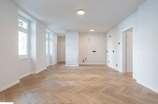 Penthouse kaufen in Krongasse 6/11, 1050 Wien, Stilvoll wohnen mit Grünblick - sanierter 2-Zimmer-Altbau mit Balkon in ruhiger Lage