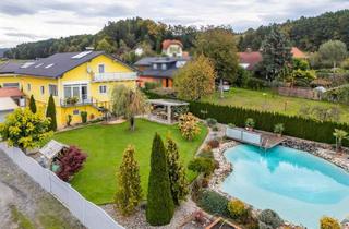 Haus kaufen in 8151 Hitzendorf, GARTENPARADIES für die ganze Familie mit Schwimmteich und 4 Garagen