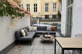 Wohnung mieten in Neulinggasse, 1030 Wien, Elegante 4-Zimmer-Wohnung mit großer Terrasse und Klopfbalkon