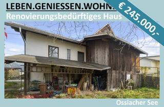 Haus kaufen in 9551 Bodensdorf, RENOVIERUNGSBEDÜRFTIGES HAUS AM OSSIACHERSEE UM € 245.000,-
