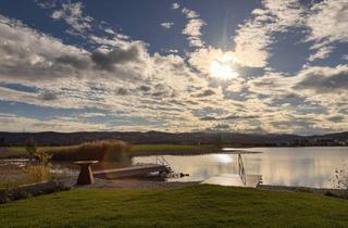 Villen zu kaufen in 2821 Lanzenkirchen, LETZTE VILLA AM SEE! Architektur trifft See – luxuriöses Refugium mit Atrium und privatem Seezugang