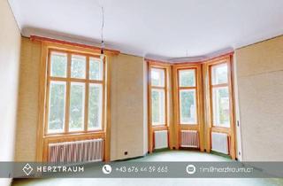 Wohnung kaufen in Grinzinger Straße, 1190 Wien, Altbaujuwel mit 77,66 m² – Sanierungsbedürftige Erkerwohnung mit Süd-Ausrichtung & Weitblick in Döbling - PROVISIONSFREI