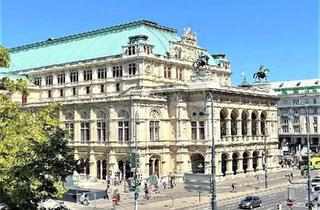 Büro zu mieten in Opernring, 1010 Wien, STAATSOPER-NÄHE, klimatisiertes 110 m2 Büro oder Praxis, 3 Zimmer, Extraküche, 2 Bäder, Opernring