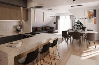 Penthouse kaufen in Düsseldorfstraße, 1220 Wien, Modernes Penthouse mit 5!!! Sonnenterrassen *Erstbezug *Deckenkühlung *Wasser-Wasser-Wärmepumpe *geräumige Wohnküche *exklusive und stylische Ausstattung *schlüsselfertig