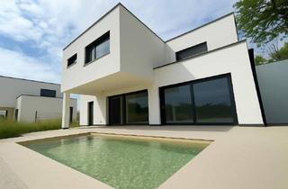 Einfamilienhaus kaufen in 3370 Ybbs an der Donau, Exklusiver Neubau in Ybbs an der Donau - Erstbezug Haus mit Pool & Aussicht auf Donau und Natur