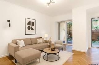 Wohnung kaufen in Garbergasse, 1060 Wien, GARDEN IN THE CITY - ENTZÜCKENDE GARTENWOHNUNG MIT TERRASSE - TEILMÖBLIERT UND KOMPLETTKÜCHE - NÄHE MARIAHILFER STRASSE - SOFORT BEZIEHBAR