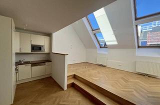 Maisonette mieten in Wiedner Hauptstraße, 1040 Wien, UNBEFRISTET - Lichtdurchflutete Maisonette Wohnung mit Galerie und 49 m2 Dachterrasse - Hoflage