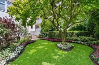 Wohnung kaufen in Am Spitz, 1210 Wien, Großzügige Gartenwohnung mit eigenem Pool, 25m² Souterrain und 100m² Eigengarten