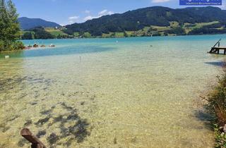 Haus kaufen in 5310 Sankt Lorenz, Luxuriöses Reiheneckhaus am Mondsee: Erstbezug mit Garten und Badeplatz!