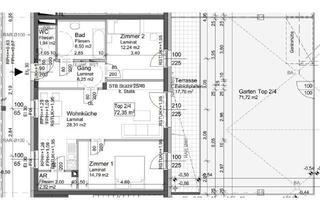 Wohnung mieten in Bürgerstraße 20/4, 4300 Sankt Valentin, St. Valentin | Geförderte Gartenwohnung in Miete mit Kaufoption | Top 20/4 | ca. 71m² Garten