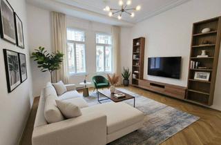 Wohnung mieten in Favoritenstraße, 1040 Wien, Stilvolle 146 m² Altbauwohnung mit 4 Zimmer + Wohnküche - Fischgrätparkett & Balkon in Bestlage