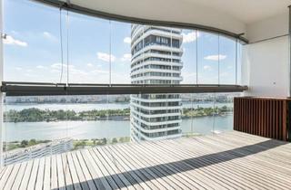 Wohnung kaufen in Wagramer Straße, 1220 Wien, Wohnen am Wasser mit Blick über Wien - provisionsfrei