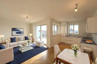 Wohnung mieten in 1030 Wien, 3-Zimmer DG mit Terrasse + Traumblick in 1030, Nähe Donaukanal!