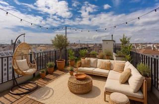 Maisonette kaufen in Reumannplatz, 1100 Wien, Exklusive Dachgeschoss-Maisonette mit 360° Wienblick und drei Terrassen - 1100 Wien