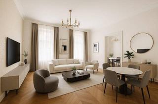 Wohnung kaufen in 1090 Wien, Modernisierte ALTBAUPERLE - 3 Zimmer - ca. 70m² WFL - Fußbodenheizung - Lift - Hochwertige Einrichtung