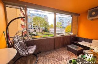 Wohnung kaufen in Enkplatz, 1110 Wien, Helle Traumwohnung mit Loggia, Gemeinschaftsgarten & Pool | mit Lift | U3 Enkplatz