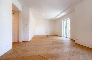 Wohnung kaufen in 1130 Wien, NEUER PREIS! Modernes Wohnen mit Altbauflair - Raumhöhen 3,08 M, Terrasse zum Garten mit Altbaumbestand - Top 4 (Top 3)