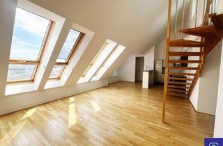 Maisonette kaufen in Geibelgasse, 1150 Wien, Sanierte 104m² Maisonette-Dachwohnung mit Terrasse und Klima - 1150 Wien