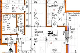 Wohnung kaufen in 2425 Nickelsdorf, Erstbezug mit 65m² WFL + 7,5m² Balkon, gr. Wohnküche & 2 SZ, PKW-Stellplatz