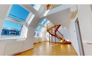 Wohnung mieten in 1090 Wien, Stilvoll wohnen im Dachgeschoss – großzügig, ruhig und mit Terrasse