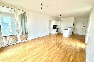 Wohnung mieten in 1020 Wien, Donaumarina: Moderne 2 Zimmer-Wohnung mit Loggia samt Gym & Sauna zu mieten in 1020 Wien
