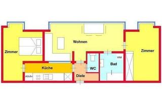 Wohnung mieten in Schanzelgasse, 8010 Graz, Sanierte 3-Zimmer DG-Wohnung mit Gartennutzung bei UNI und LKH