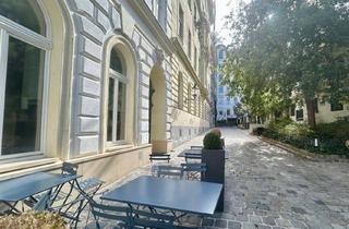 Büro zu mieten in 1070 Wien, SPITTELBERG und MUMOK GEGEND. Restaurant und Bar. Idyllischer Gastgarten. Ab 15.01.2026