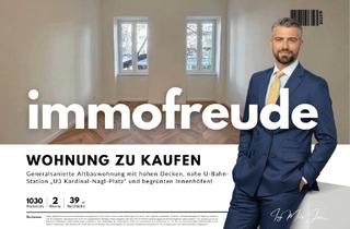 Wohnung kaufen in Erdbergstraße 95, 1030 Wien, generalsanierte 2 Zi - Altbauwohnung mit Fußbodenheizung, in 1030 | U3 Kardinal Nagl Platz