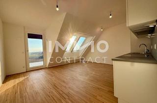 Wohnung mieten in Pfalzgasse, 1220 Wien, Erstbezug in Ruhelage: Energieeffiziente 60 m²-DG-Wohnung mit Kühlung - 2 Monate mietfrei