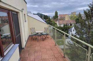 Wohnung kaufen in Schillgasse 13, 1210 Wien, Dachterrassenwohnung in ruhiger Lage mit nagelneuer Tischlerküche und Weitblick auf den Leopoldsberg