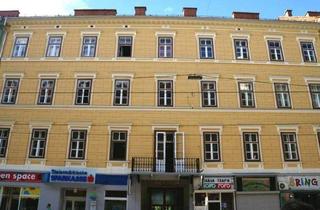 Wohnung mieten in Annenstraße 27, 8020 Graz, Neuwertiger 2 ZIMMER-Altbau, extra Essküche möbliert, größeres Bad mit Dusche und WC, nähe Kunsthaus