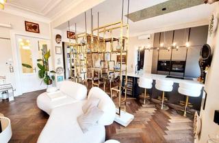 Wohnung kaufen in Linke Wienzeile, 1060 Wien, Das Besondere... Ihre exklusive Luxusresidenz am Wiener Naschmarkt- Park! Viel Liebe zum Detail + Hochwertig möbliert + Design + Eleganz! Alles was das Herz begehrt.... Aber Vorsicht - Sie werden sich verlieben!