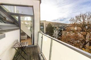 Wohnung mieten in 1140 Wien, Traumhaft ruhige DG-Wohnung mit Terrasse bei U4-Hütteldorf - VOLL MÖBLIERT