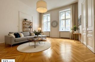 Wohnung mieten in Roßauer Gasse, 1090 Wien, Rarität im Servitenviertel – Stilvolle 3-Zimmer-Altbauwohnung mit Charme