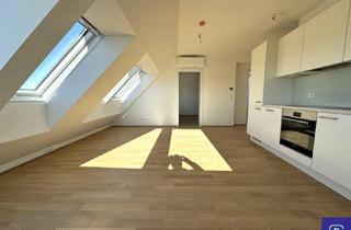 Wohnung mieten in Brigittenauer Lände, 1200 Wien, Provisionsfreier 104m² DG-Erstbezug mit Loggia und Einbauküche am Donaukanal - 1200 Wien