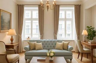 Wohnung kaufen in 1080 Wien, Charmante, hochwertig sanierte 3-Zimmer-Altbauwohnung in Bestlage der Josefstadt