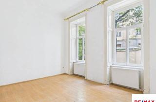 Wohnung kaufen in Hebragasse, 1090 Wien, Sehr helle sanierungsbedürftige 3-Zimmer-Altbauwhg. nur 3 Minuten von der U-6 Alserstraße entfernt