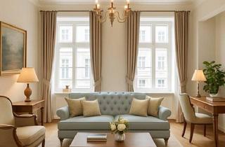 Wohnung kaufen in 1080 Wien, Charmante, hochwertig sanierte 3-Zimmer-Altbauwohnung in Bestlage der Josefstadt