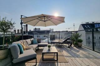 Wohnung kaufen in 1180 Wien, Exklusive 4 Zimmer Dachgeschosswohnung mit traumhafter Dachterrasse - Exzellente öffentliche Anbindung - Hochwertige Ausstattung