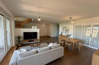 Maisonette mieten in Donaukanal, 1020 Wien, Großzügige Dachgeschoß-Maisonette mit Fernblick, 2 Loggias, Balkon und Sauna - Nähe U-Bahn U4.