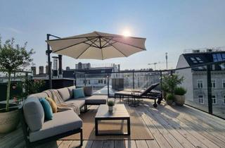 Wohnung kaufen in 1180 Wien, Exklusive 4 Zimmer Dachgeschosswohnung mit traumhafter Dachterrasse - Exzellente öffentliche Anbindung - Hochwertige Ausstattung