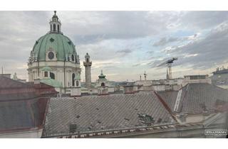 Büro zu mieten in Gußhausstraße, 1040 Wien, Exklusives Dachgeschossbüro nahe dem Wiener Schwarzenbergplatz – Stil trifft Lage. | ZELLMANN IMMOBILIEN