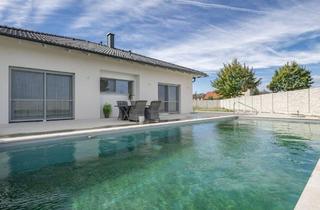 Haus kaufen in 2443 Stotzing, Hochwertiger Bungalow mit Doppelgarage und Natur-Swimmingpool!