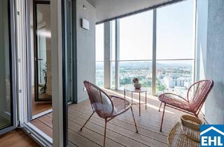 Wohnung mieten in Donau, 1220 Wien, Rooftop Living bei der U1 Kagran – TOWER HOMES im V22