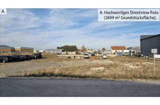 Grundstück zu kaufen in Johann Miltner-Straße, 2442 Unterwaltersdorf, Baureifes Betriebsbaugrundstück 2699 m² im Gewerbegebiet Unterwaltersdorf