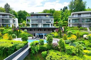 Wohnung kaufen in 9082 Maria Wörth, WÖRTHERSEE-Südufer - SEEWOHNUNG mit 90 QM Seeblickterrasse & Eigengarten mit magischen Sonnenuntergängen