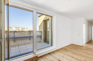 Wohnung kaufen in Kollonitschgasse 5/32, 2700 Wiener Neustadt, PROVISIONSFREI! 3-Zimmer-Dachgeschoß mit urbanem Fernblick und Terrasse